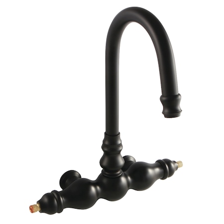 Kingston Brass AET300-0 Tub Faucet Body without Handle, Matte Black AET300-0